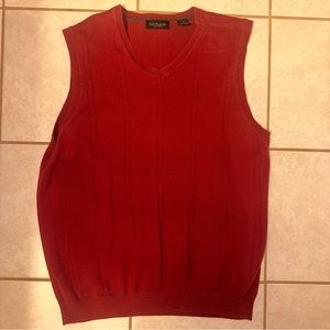Van Heusen, Men’s Red Sweater Vest, Size Large